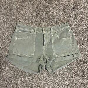 American Eagle Outfitters Women's Green Jean Shorts